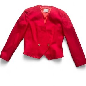 Pendleton Red Wool Blazer